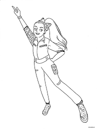 Jojo Siwa Coloring Pages To Print For Kids Coloring Pages Love Coloring Pages Nemo Coloring Pages