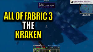 Ep10 The Kraken Minecraft All Of Fabric 3 Modpack Youtube