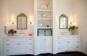 Enjoy free shipping & browse our great selection of bathroom i had an issue with the first vanity i ordered, it was damaged in transit, but wayfair was amazing at the slender handlebars open the two double cabinet doors and two center drawers to reveal ample. 20 Clever Designs Of Bathroom Linen Cabinets Home Design Lover