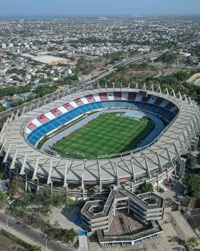 Estadio Metropolitano Roberto Mel&eacute;ndez (El Metro), Barranquilla, Colombia. 🇨🇴🏟️ Home of @juniorclubsa Capacity: 46,788 It is the home stadium of local football team Atl&eacute;tico Junior. It was built with a capacity of