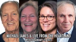 Live from the Heartland 01/27/24: Katy Hogan, Amy Nelson Christensen &  James W. Russell