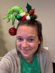 Festive headgear day at school with presents