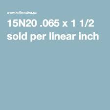 15n20 065 X 1 1 2 Sold Per Linear Inch Popular For Making