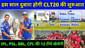 The champions league twenty20, also referred to as the clt20, was an annual international twenty20 cricket competition played between the top domestic teams from major cricketing nations. Clt20 Champions League T20 Will Be Started Again From This Year Date Time Venues Schedule Youtube