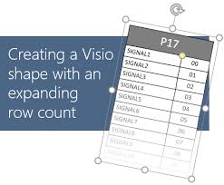 John Goldsmith S Vislog Creating A Visio Shape With An Expanding Row Count