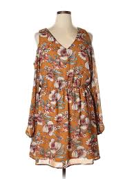 Details About Forever 21 Women Brown Casual Dress 2x Plus