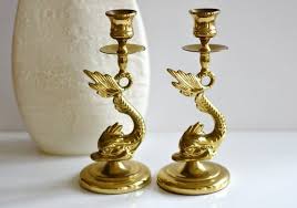 Maybe you would like to learn more about one of these? Sea Serpent Or Dragon Or Koi Fish Brass Candlestick Holders Etsy Brass Candlesticks Candlestick Holders Brass Candle