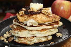 Apple Kishmish Pancakes Recipe