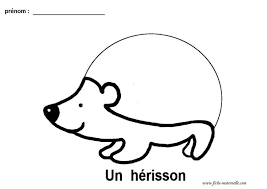 Graphisme Gs Et Ms Le Herisson Lignes Brisees Herisson Dessin Coloriage Herisson Herisson