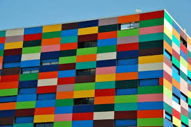 Contemporary Building Blocks Color Blocked Architecture Architecture Facade Architecture Contemporary Building