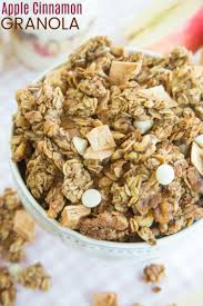 Homemade Apple Cinnamon Granola Recipe Cupcakes Kale Chips Recipe Cinnamon Granola Recipe Granola Recipes Best Granola