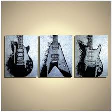 Black And White Music Artwork Guitar Painting Music Art Guitar Wall Art Guitar Player Etsy In 2020 Guitar Wall Art Guitar Painting Canvas Painting