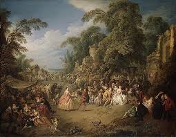 Embarkation for cythera, 1717 giclee print by jean antoine watteau. Embarkation For Cythera Artble Com