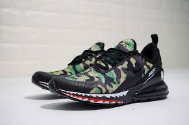 A Bathing Ape X Nike Air Max 270 Japanese Camo Bape Camo Green Mens Wmns Size Ah6799 003 Running Shoes For Men Nike Air Jordan Shoes Cheap Nike Air Max