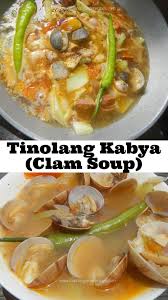 How many carbs are in clams? Tinolang Halaan Calories Mama S Guide Recipes