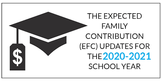 the expected family contribution efc updates for the 2020