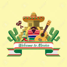 A slice in time mexico senorita mexican spanish vintage travel advertisement art collectible wall decor poster print. Welcome To Mexico Poster Royalty Free Cliparts Vectors And Stock Illustration Image 39803248