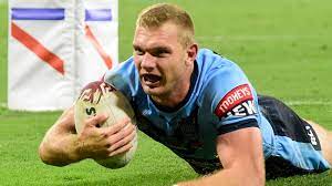 James tedesco wants himself and tom trbojevic in nsw's state of origin side, backing the manly trbojevic's stunning return from injury has prompted increased debate over whether he could take. State Of Origin 2021 Tom Trbojevic Scores Three Tries As Nsw Blues Notch Biggest Ever Origin Win In 50 6 Belting Of Queensland Maroons