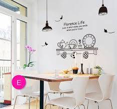 Removable wall sticker kitchen restaurant background wall. Drwas48 Dining Room Wall Art Stickers Hausratversicherungkosten