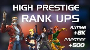 high prestige rank ups r4 5 star lord r5 4 quake r5 4 phoenix marvel contest of champions