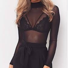 Free shipping both ways on black top sheer long sleeve from our vast selection of styles. Tops Black Sheer Long Sleeve Top Poshmark