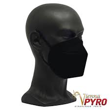 Ffp2 masken sind voll zertifiziert nach notified body laut eu gesetz. Ffp2 Maske Schwarz Viennapyro Strahlende Feste Die Pyro Profi S