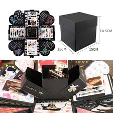 Simple to use, just according to your own ideas to diy it. Birthday Explosion Box Surprise Gift Box Diy Scrapbook Photo Album With Accessories For Wedding Engagement Box Gift Decoration Gift Bags Wrapping Supplies Aliexpress