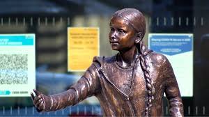 She was born in stockholm, sweden, in 2003. Greta Thunberg Statue On Site In England Plain Text