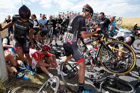 Tour De France Stage Three Crash In Pictures Tour De France Cycling Race Cycling France
