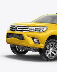 Toyota Hilux Mockup Half Sideview Download Toyota Hilux Mockup Free Psd Mockup Free Download Psd Mockup Template