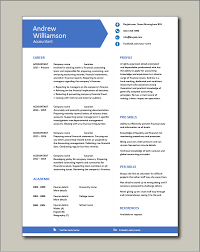 Accounting assistant resume + guide with examples for each resume section. Free Accountant Resume 1 Cv Template