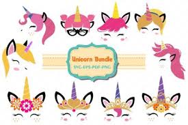 Download thousands of free icons of animals in svg, psd, png, eps format or as icon font. Download Unicorn Bundle Unicorn Svg Unicorn Face Cut Files Licorne Einhorn Free