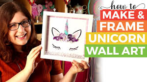 July 31st marks harry potter's birthday Unicorn Wall Art Tutorial Free Printable Craft With Sarah