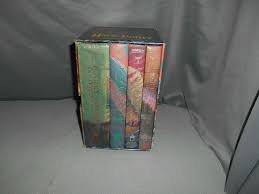 Used Vintage Harry Potter Hardcover Set Of 4 J K Rowling Books 1st American Ed Harry Potter Hardcover Set Harry Potter Hardcover Harry Potter