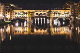 Ponte vecchio is the oldest bridge in florence and was the only bridge across the arno river until 1218. Ponte Vecchio Bridge By Night Landmark Of Florence In Italy By Giorgio Magini