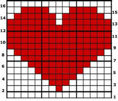 Crochet Kitten Crocheting From A Graph Crochet Heart Pattern Graph Crochet Tapestry Crochet