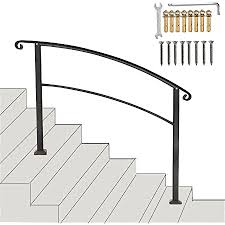 1 bending tool for 36″ railing kits; Instantrail 5 Step Adjustable Handrail Black Amazon Com