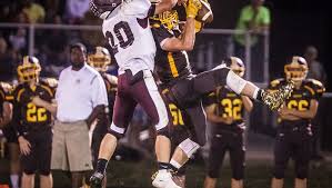 Monroe Central versus Wes-Del football