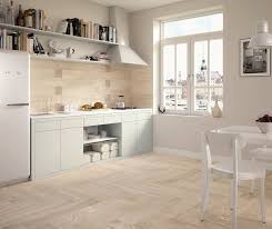 Wood look ceramic tile kitchen. Wall And Floor Wood Look Tiles By Ariana