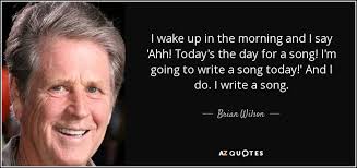 'i smile' is a fun, urban upbeat melody i wrote, franklin told songfacts.com in 2011. Brian Wilson Quote I Wake Up In The Morning And I Say Ahh