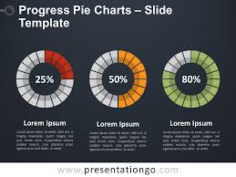 Progress Pie Charts For Powerpoint And Google Slides