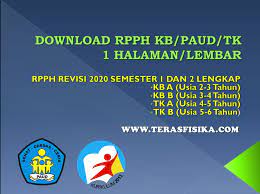 Anak dapat menyimak dan menceritakan cerita. Download Rpph Kb Paud Tk 1 Halaman Lembar Revisi 2020 Semester 1 Dan 2 Teras Fisika