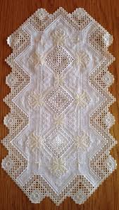 Hardanger Table Runner Gorgeous Two Tone 24 5 X By Norwegianneedle Hardanger Embroidery Learn Embroidery Hardanger