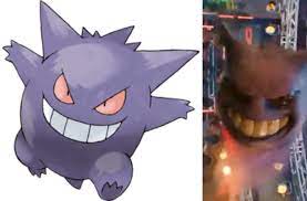 Pause at the right time. Detective Pikachu Was A Good Movie That Mostly Looked Great That Being Said Gengar Appears To Have Received The Sonic Treatment Meme Guy