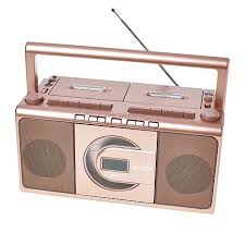 jensen portable boombox with am/fm