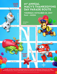 Watch the macy's parade balloon inflation the night before: 2017 Macy S Thanksgiving Day Parade Lineup And Route Map