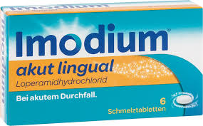 Durch die einnahme von imodium akut mit dem wirkstoff loperamid wird primär die bei durchfall erhöhte darmbewegung (motilität) reduziert. Imodium Akut Lingual Schmelztabletten Stadt Apotheke