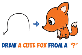 This is a cute arctic fox baby, lying on the ground, seems to be very boring. How To Draw A Fox Archives How To Draw Step By Step Drawing Tutorials