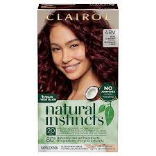 In general, burgundy hair color can be adjusted to flatter nearly every complexion. Buy Clairol Natural Instincts Semi Permanent Hair Dye 4rv Dark Burgundy Hair Color 1 Count Online In Turkey B07krtmbhv