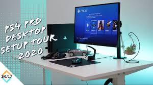 Top 20 video game room ideas 1. Ps4 Pro Desk Setup Tour 2020 Youtube